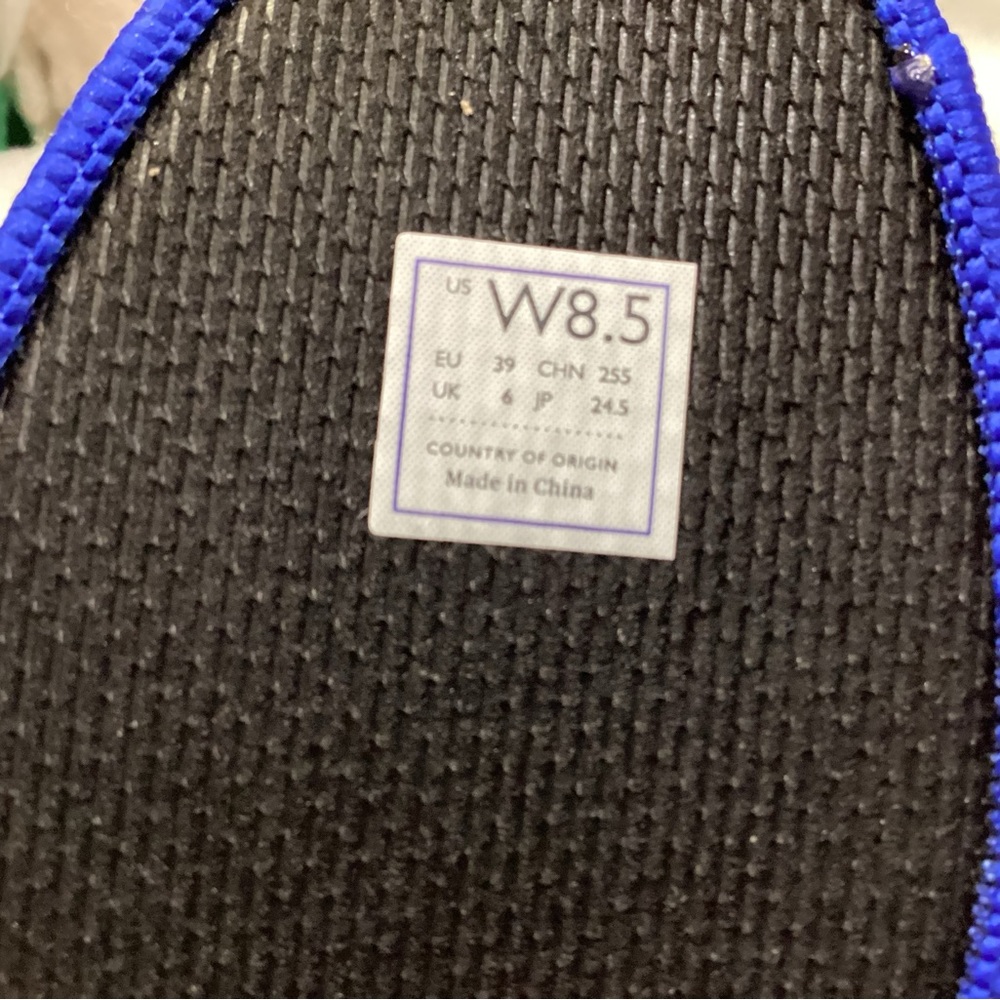 Rothy's The Original Slip On Sneaker Navy Solid Textile Shoe Woman’s US 8.5 - Picture 9 of 11